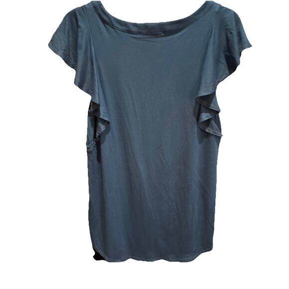 Karen Kane Royal Blue Butterfly Sleeve Shirt Blouse Size Small - Picture 4 of 7